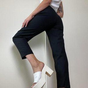 Dior 100% Wool Black Trousers - 25